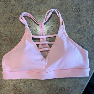 Zyia Pink and Olive Grid Bras Size L